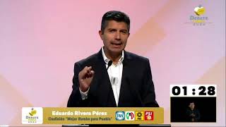 #EnVivo Debate de candidatos a la gubernatura de #Puebla 2024