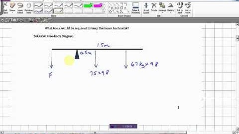 Solving Simple Torque Problems - Part 1 of 5