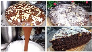 A wonderful chocolate cake with easy and simple ingredients??كيكة الشكلاطة التي يبحث عنها الجميع 