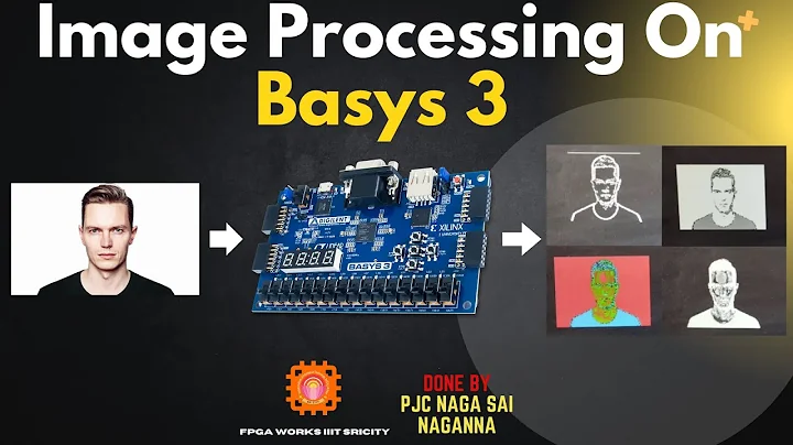 Real-Time Image Processing on Basys 3 FPGA | Grayscale, RGB Filter, Sobel Edge Detection