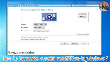 How to increase screen resolution in windows 7 | Fix Screen Resolution Problem in Windows 7