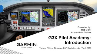 G3X Pilot Academy: Introduction