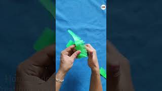 DIY Artificial Grass / How To Make Artificial Paper Grass at Home/Paper Craft #youtubeshorts #shorts