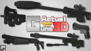 【統合版】精密な3Dモデル・アニメーション/究極の銃アドオン【ActualGuns3D】