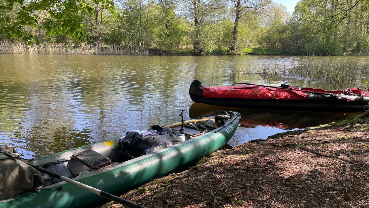60 km Kanutour Mecklenburgische Seenplatte 