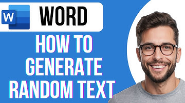 How To Generate Random Text In Word
