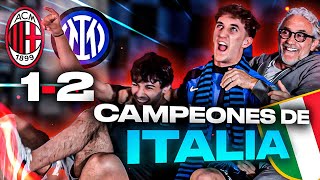 Reaccionando A Milan - Inter 1-2 Campeones De Italia