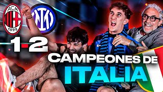 REACCIONANDO A MILAN - INTER (1-2) CAMPEONES DE ITALIA!