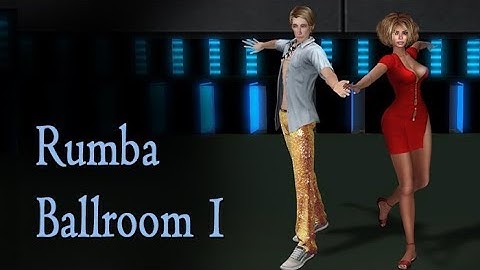 SL -  CD_104 Rumba Ballroom 1 - couple dance animation for Second Life (3d virtual world)