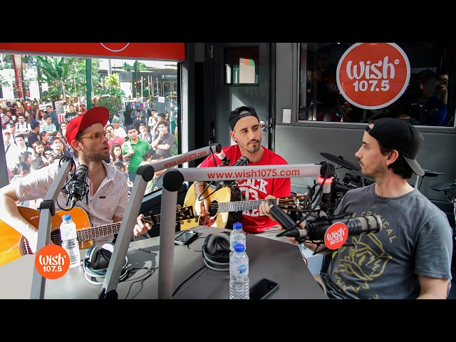 The Moffatts perform I'll Be There For You LIVE on Wish 107.5 Bus class=