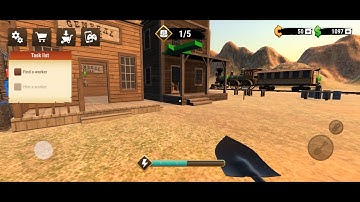 Wild West Miner - Gold Rush (-by BoomPick Games Sp. z o.o.) - simulation game for Android and iOS.