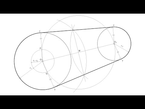 Video: How To Draw Tangents To Circles