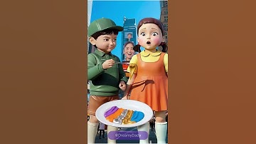 Squid Game AI Edible Slime ASMR #shorts  #squidgame  #squidgame2 #ai #asmr #cartoon #animation