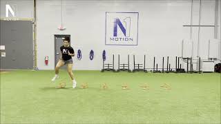 Mini Hurdle: Lateral Step Over