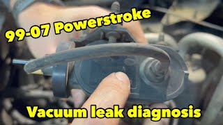 9907 Superduty vacuum leak diagnosis