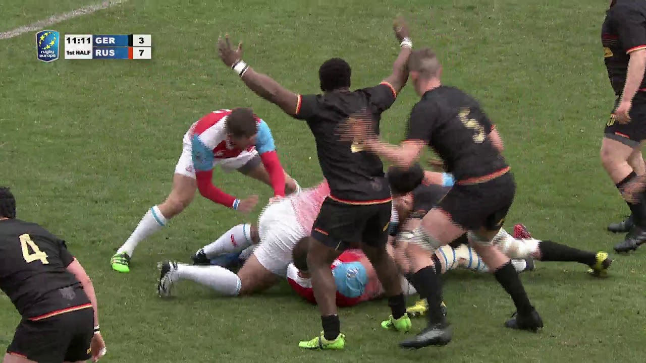 Men's 15s REC 2018 Germany vs Russia YouTube