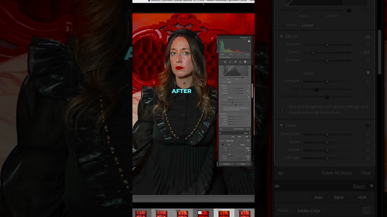Edit Skin in Lightroom in LESS THAN 10 Seconds 
