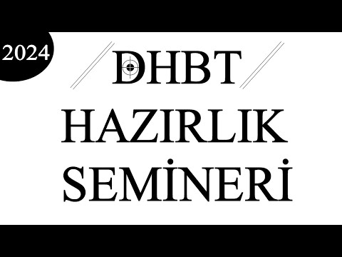 2024 DHBT HAZIRLIK SEMİNERİ  /Şara Akademi