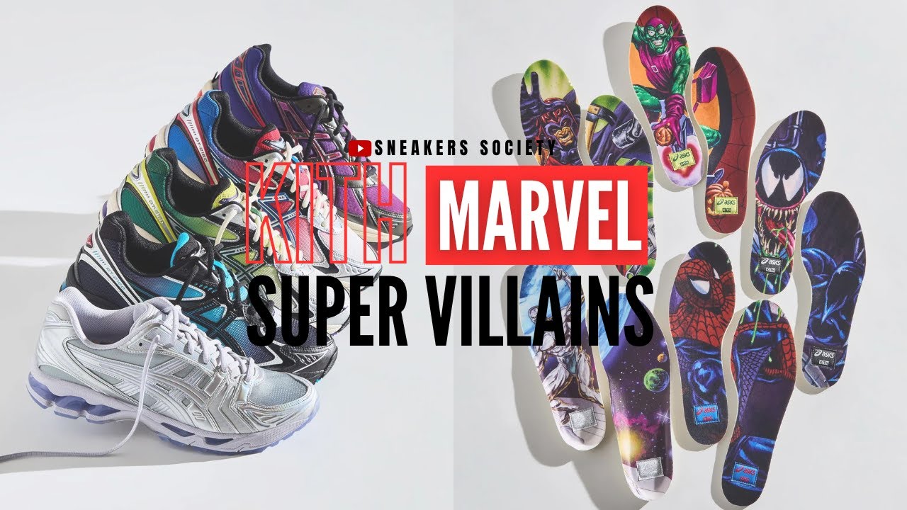 SUPER VILLAIN 2024 KITH Asics x Marvel | DETAILED LOOK + PRICE 