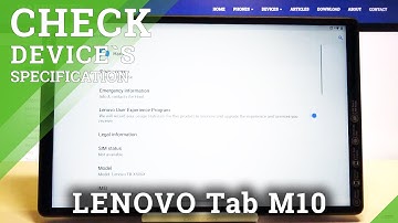 How to Check Specifications in LENOVO Tab M10 – Find Device Info
