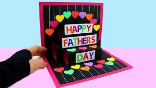 Beautiful POP UP Fathers Day Greeting Card Idea |  POP-UP card |father’s day card