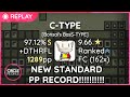 osu! | badeu | Tanaka Hirokazu - C-TYPE [Bonsai&#39;s BasS-TYPE ] +DTHRFL 97.12% 1289pp NEW PP RECORD