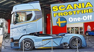 Scania FrostFire 770S V8 by Sven Erik Bergendahl  OneOff Special Truck at METS 2022 Transpotec