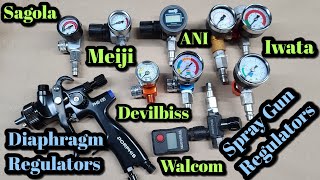 Spray Gun Air Regulators & Diaphragm Regulators, What They Do & Why You Need One, Cheater Valves