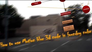 Nuke tutorial – How to use Motion blur 3d node in foundry nuke [HINDI] class 17