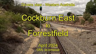 Drivers view Western Australia, Cockburn East to Forrestfield, April 2024