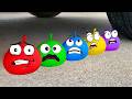 Crushing Experiments Video! Car vs Crunchy Sodas Balloons Slime Fruits jelly &amp; Soft Things By Car