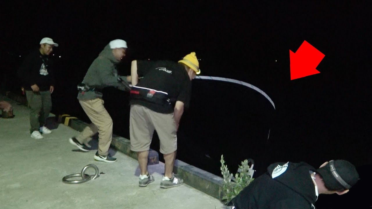 今日の夜はすごい！釣れたイワシを泳がせていると・・・【４人コラボ後編】