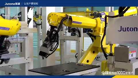 AAC Automatic networking workstation steel mesh fabricating and circulation