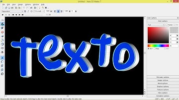 Como hacer texto en 3D con Xara 3D