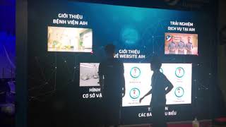 INTERACTIVE LED MULTI TOUCH WALL