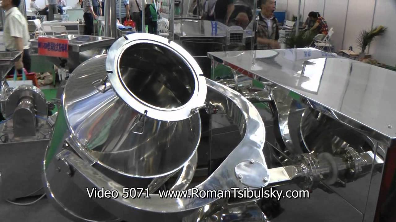 ⚡Mixer of powders pharmaceutical the Drunk barrel from China. Minipress.ru