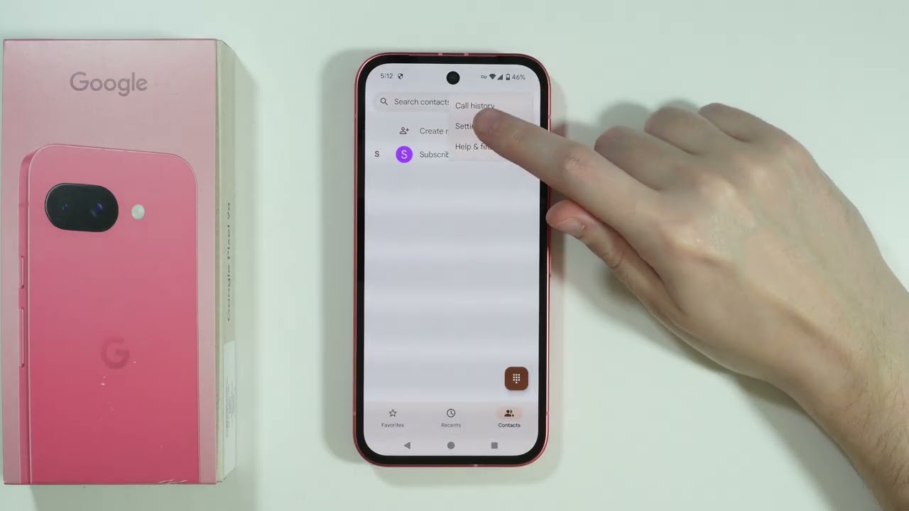 Google Pixel 9a: как включить/выключить визуальную голосовую почту