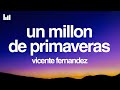 Vicente Fernández - Un Millón de Primaveras (Letra/Lyrics)