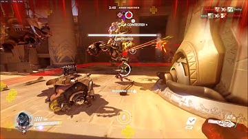 [Overwatch] Playing As Winston ►Most Intense 2 Mins Fight Ever!!