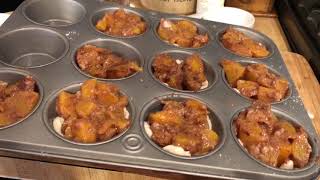 Dollar Tree Dessert Mini Peach Cobblers