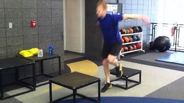 Jason Cholewa Single Leg Depth Box Jumps