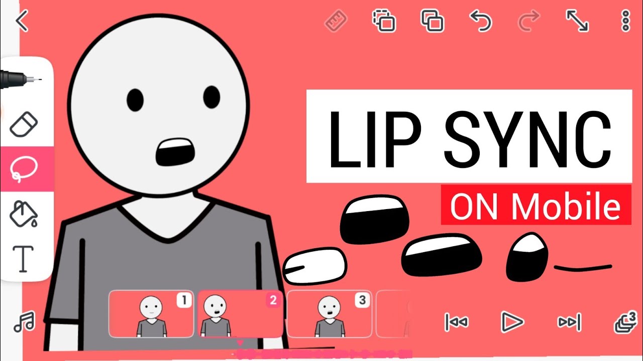 HOW TO MAKE LIP SYNC ANIMATION IN MOBILE | Like @RGBucketList | step by ...