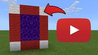 Minecraft : How To Make a Portal to the YouTube Dimension