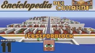 Enciclopedia dei comandi - 11 - /testforblock