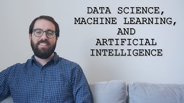 Data Science, Machine Learning, and Artificial Intelligence