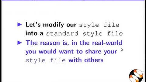 Writing Style Files in LaTeX - English