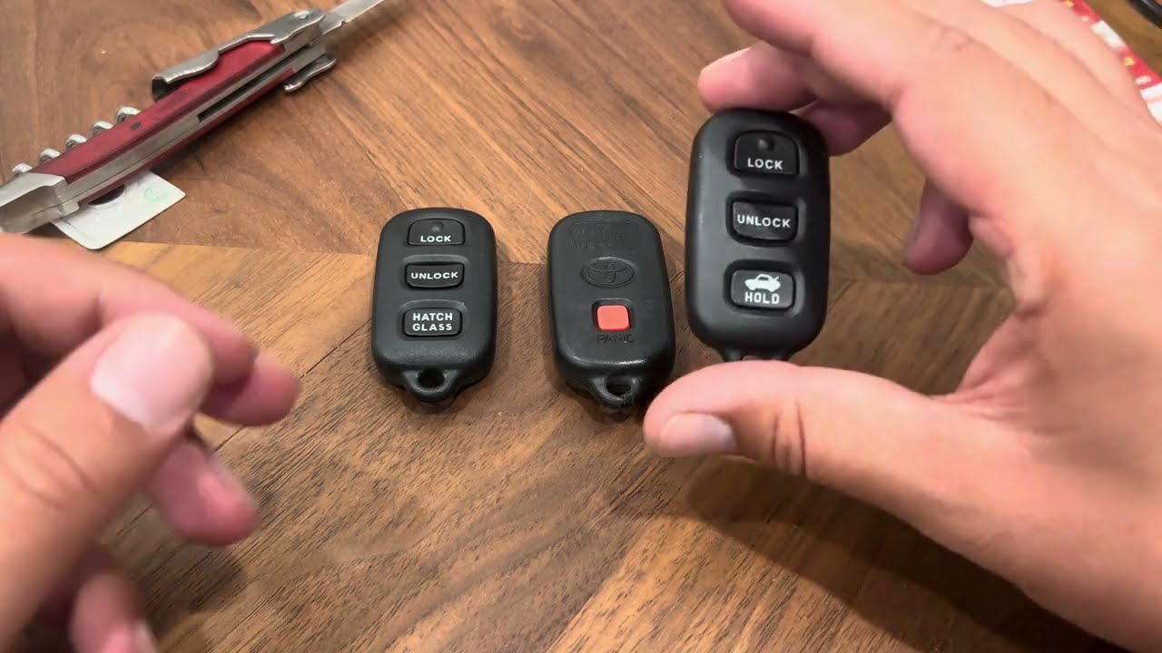 1995-2008 Toyota, Scion Keyless entry remote Battery Replacement (Camry, Corolla, Rav4, Highlander