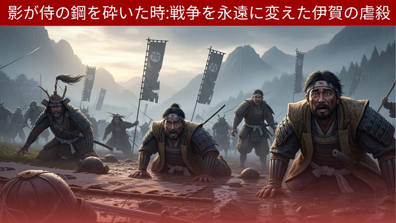 敵対する一族は忍者を農民と侮っていた、伊賀の忍びが戦争を変えるまで|戦国時代 - YouTube