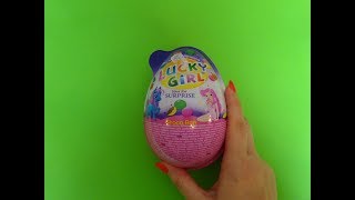 Lucky girl Maxi plastic egg!!New surprise eggs!!  