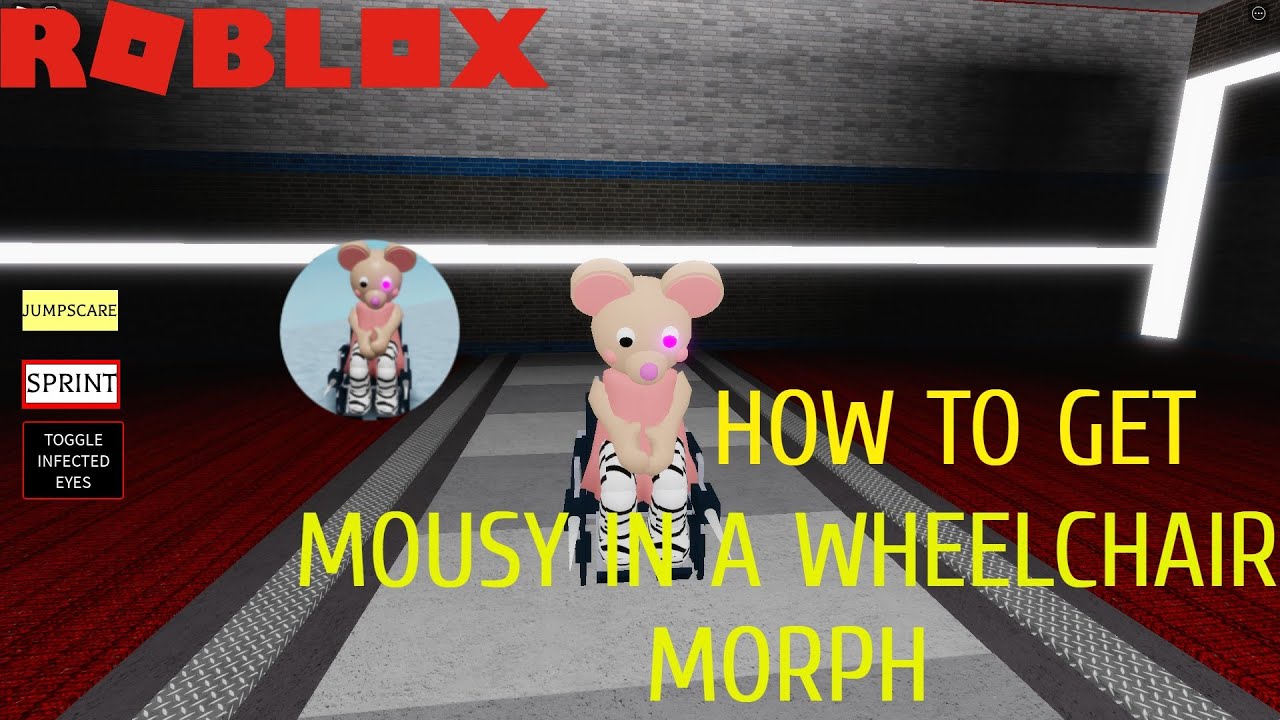 How to get "Mousy in a wheelchair" badge + Mousy in a wheelchair morph